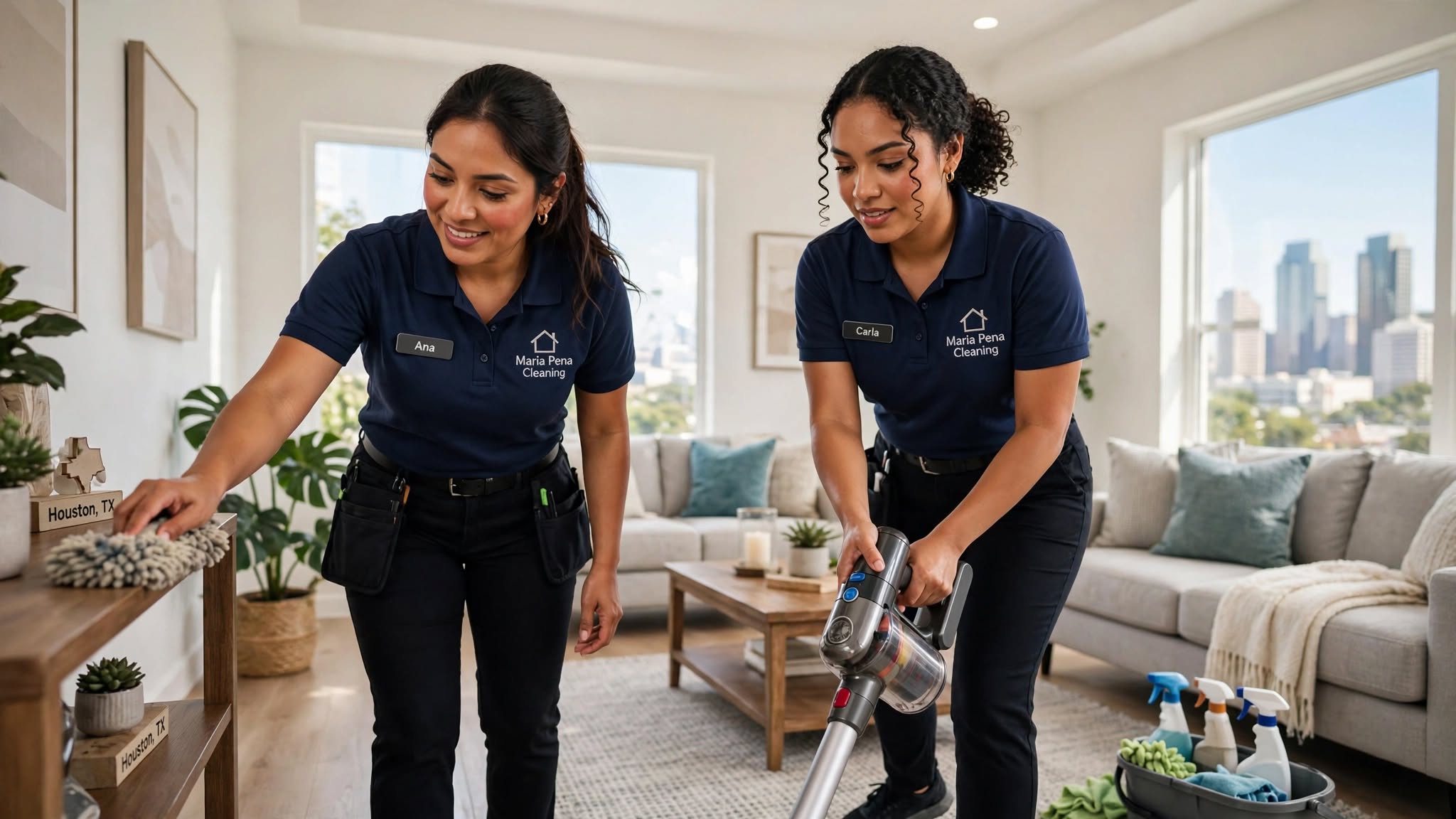 Our cleaning team at work